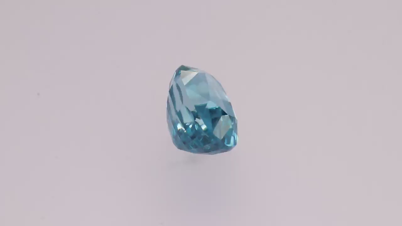 Blue Zircon 5.80 ct